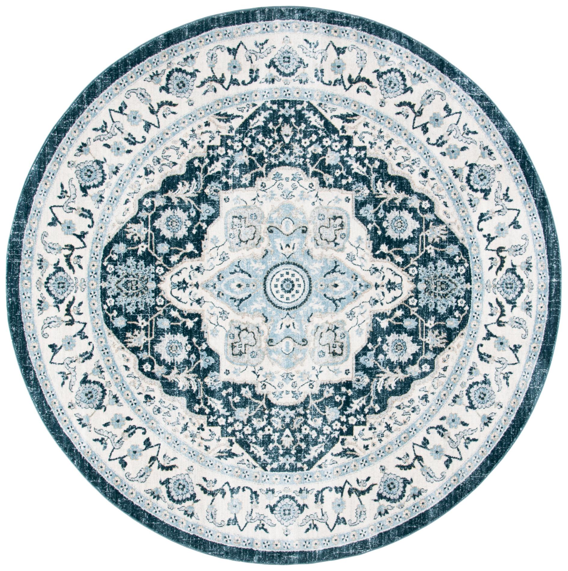 Safavieh Isabella Isa936N Navy/Creme Area Rug