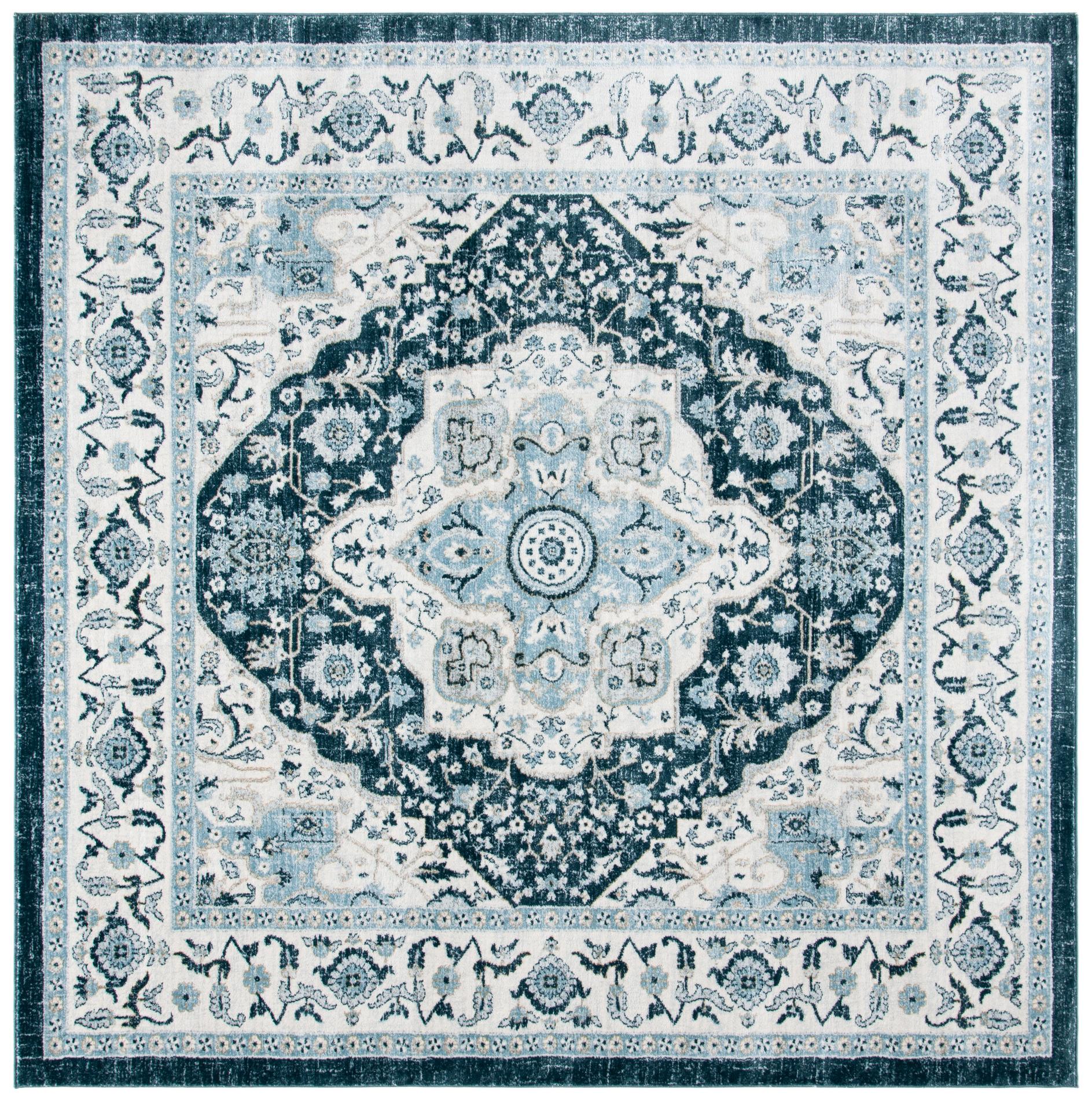 Safavieh Isabella Isa936N Navy/Creme Area Rug