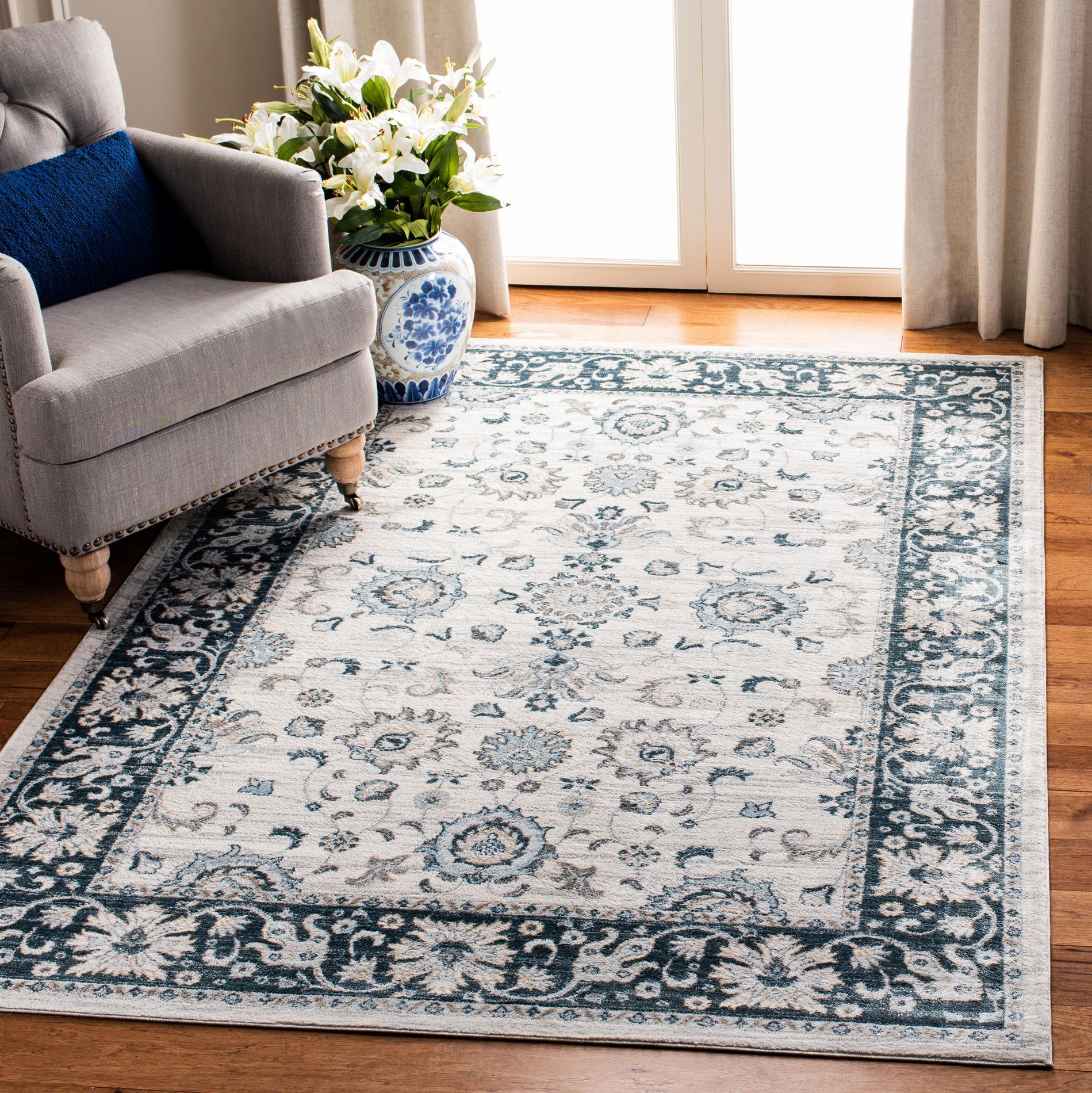 Safavieh Isabella Isa940A Cream/Navy Area Rug