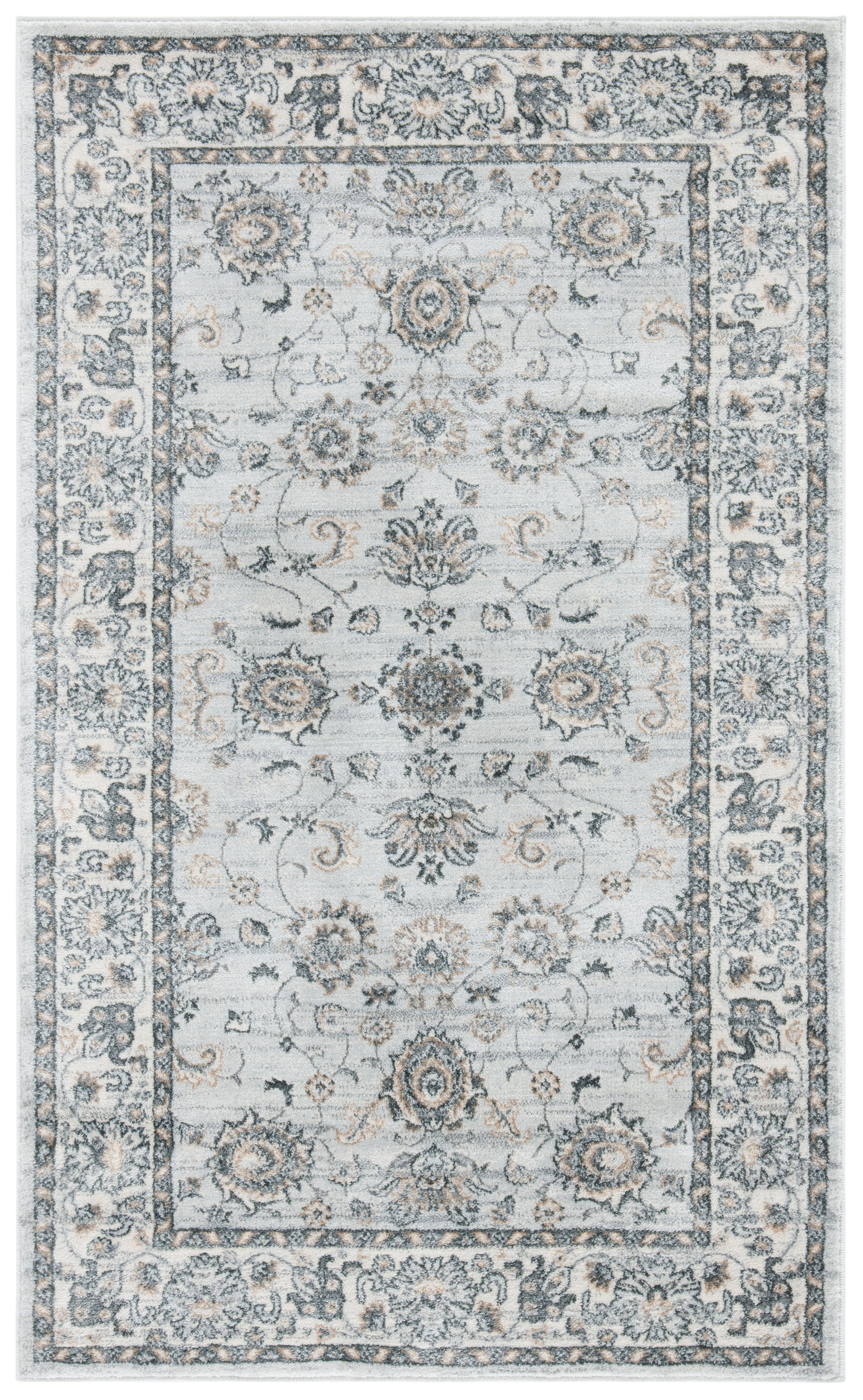 Safavieh Isabella Isa940G Light Grey/Cream Area Rug