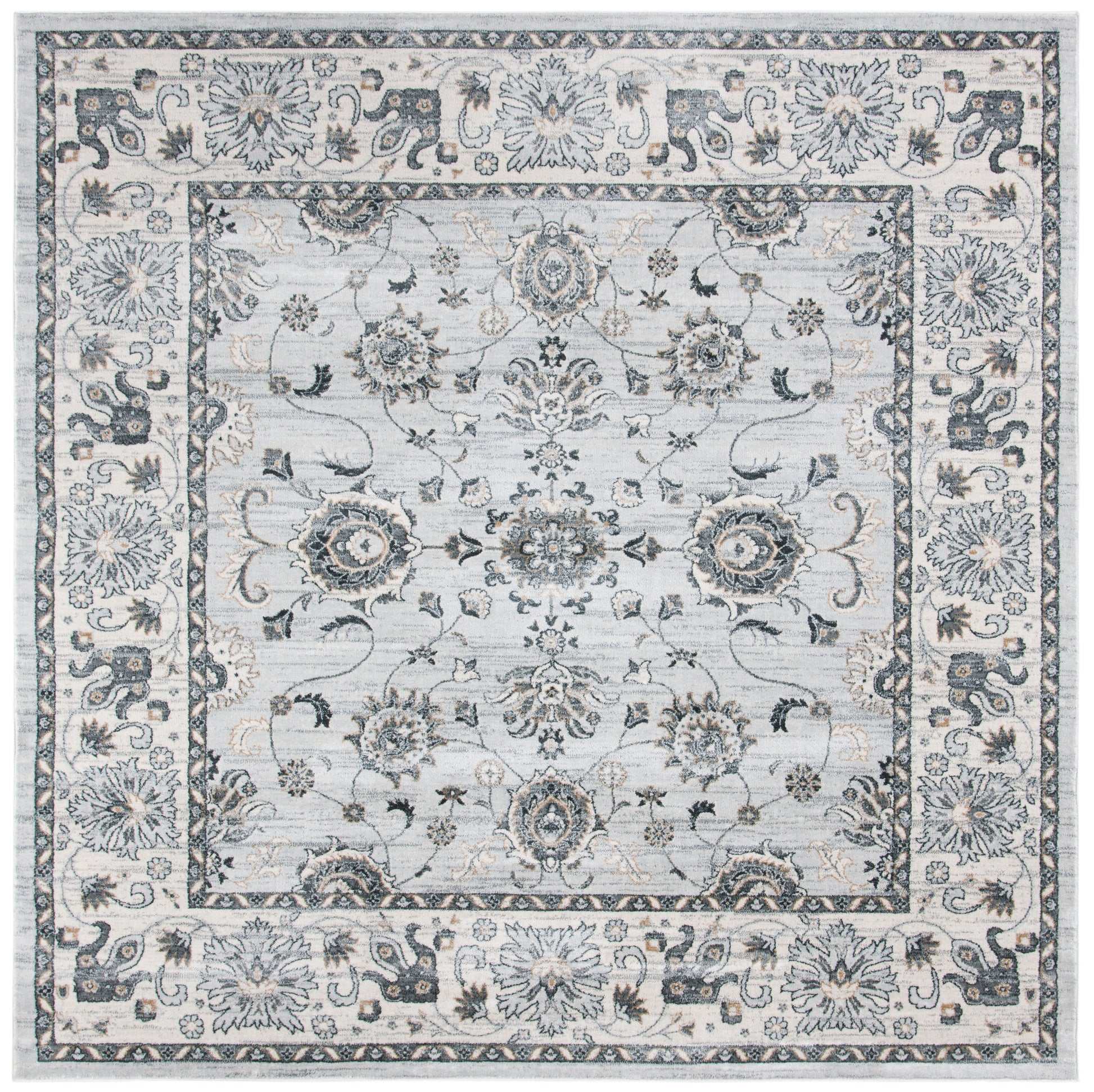 Safavieh Isabella Isa940G Light Grey/Cream Area Rug