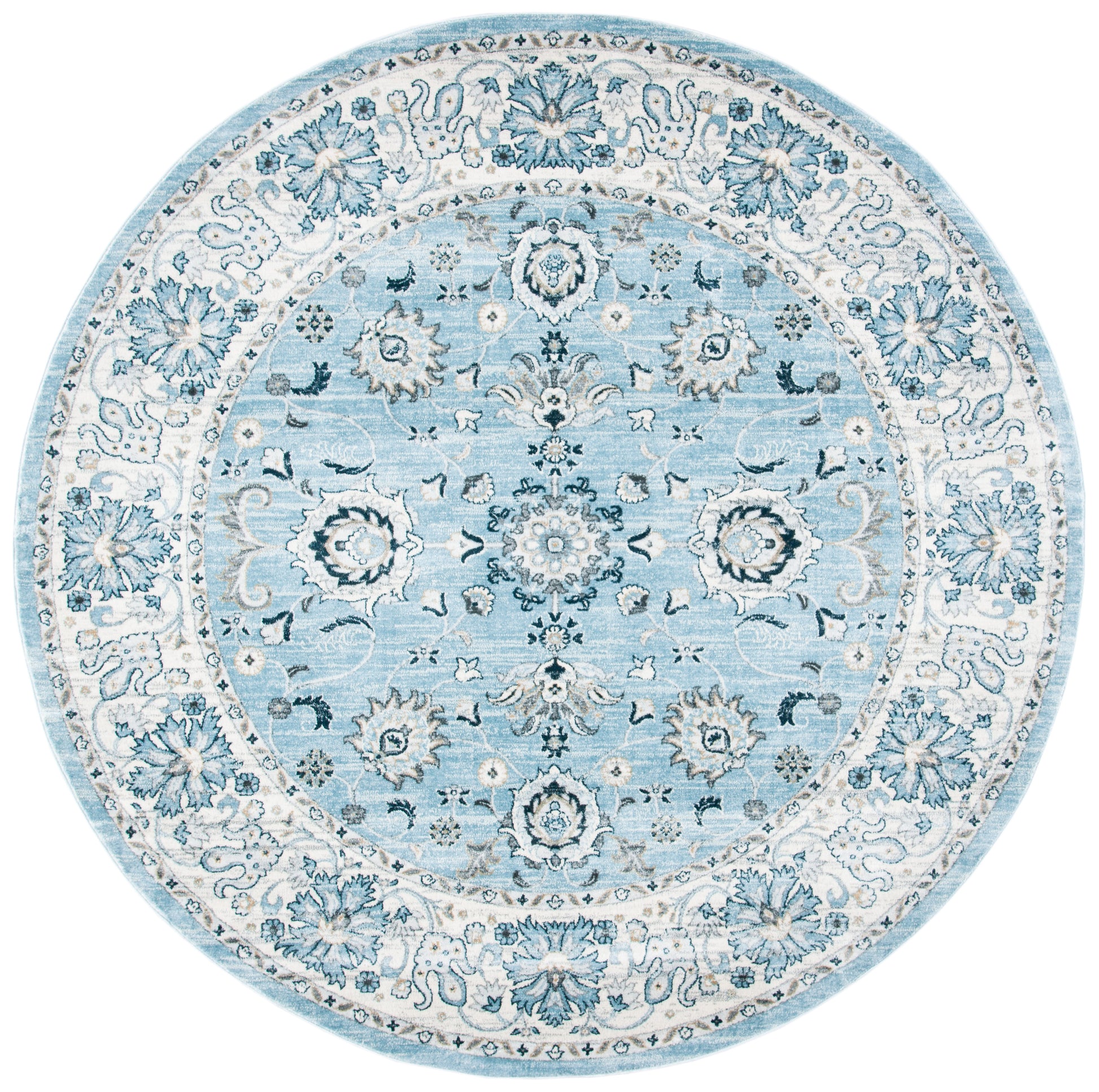 Safavieh Isabella Isa940M Light Blue/Cream Area Rug