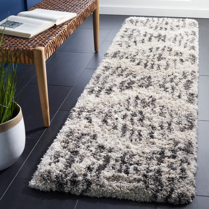 Safavieh Iceland Shag Isg518A Cream/Grey Area Rug