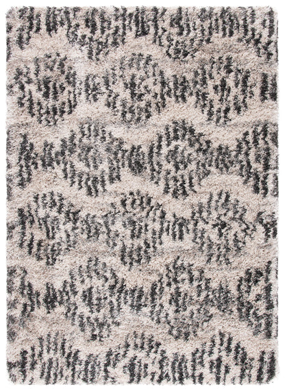 Safavieh Iceland Shag Isg518A Cream/Grey Area Rug