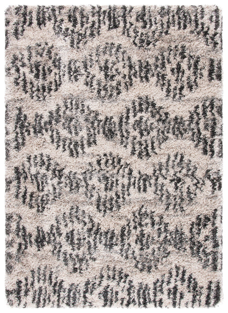 Safavieh Iceland Shag Isg518A Cream/Grey Rug.