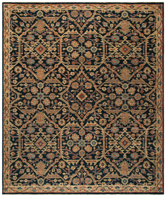 Safavieh Izmir Izm104M Blue/Gold Area Rug