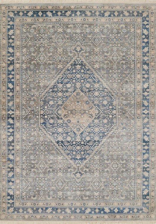 Momeni Izmir Iz-03 Blue Area Rug