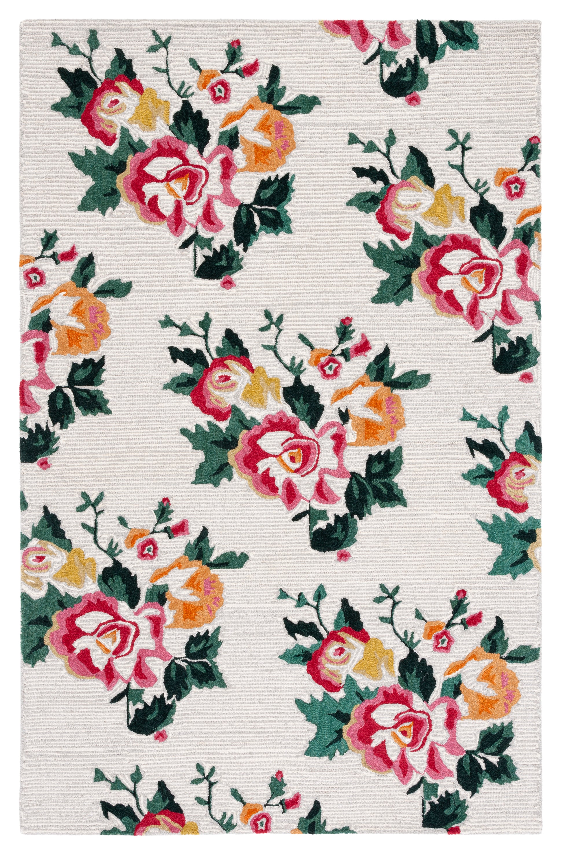 Safavieh Jardin Jar156A Ivory/Red Area Rug