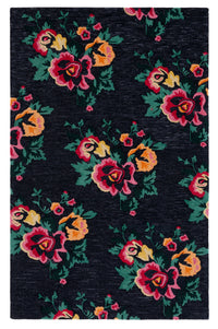 Safavieh Jardin Jar157Z Black/Pink Area Rug