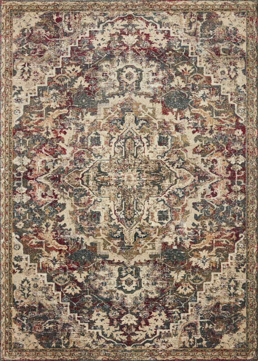 Loloi Jasmine Jas-03 Ocean/Multi Area Rug