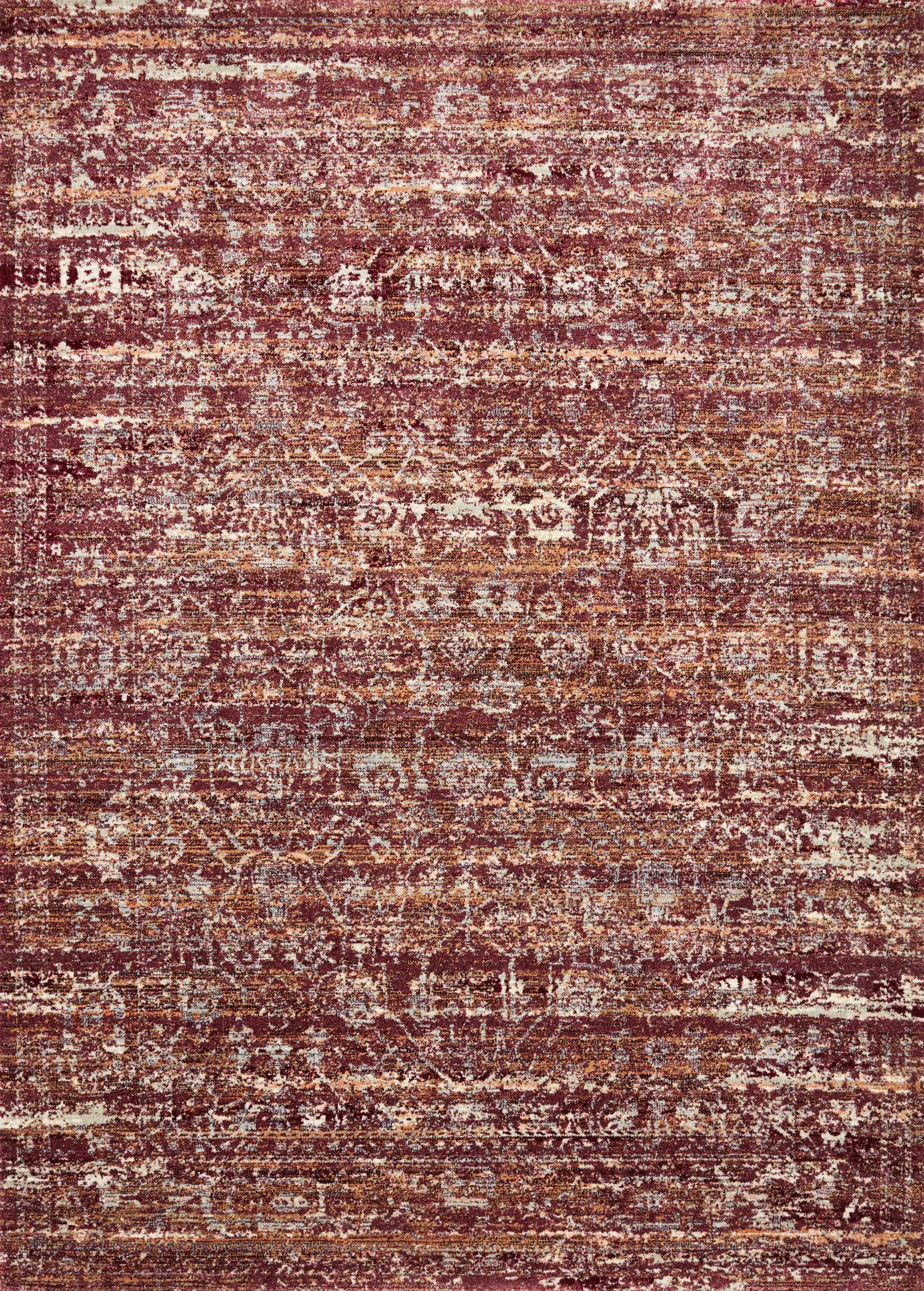 Loloi Jasmine Jas-05 Sky/Bordeaux Area Rug