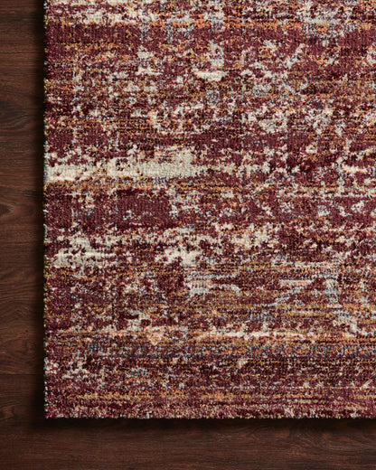 Loloi Jasmine Jas-05 Sky/Bordeaux Area Rug