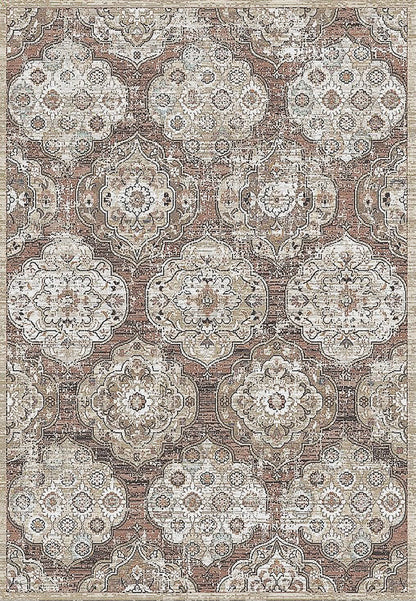 Dynamic Rugs Jazz 6793 Rose/Blush/Beige/Ivory Area Rug