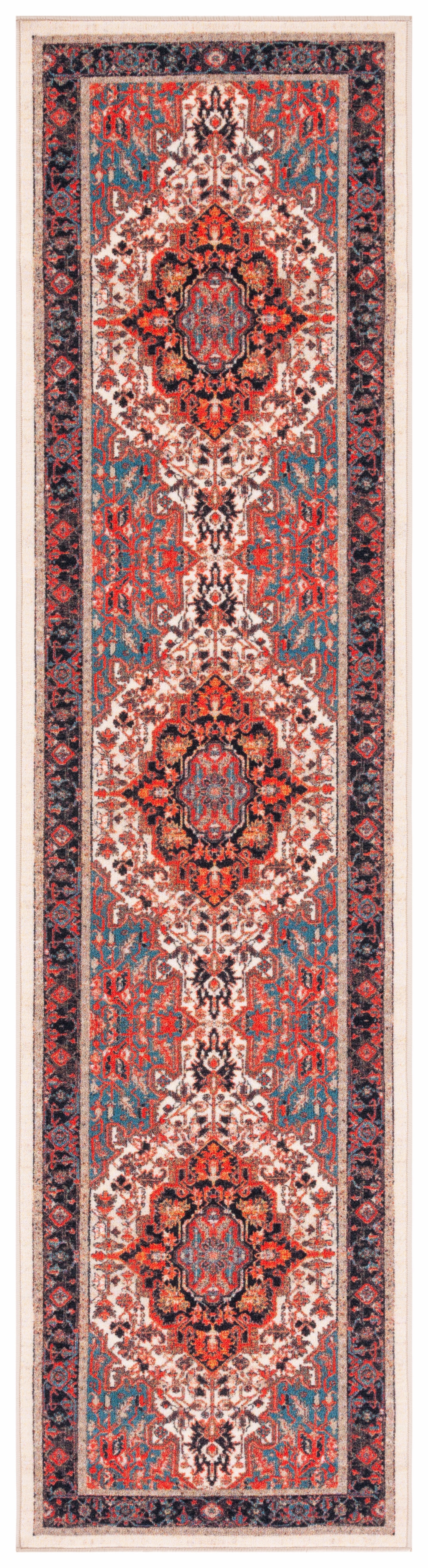 Safavieh Journey Jny107A Ivory/Red Area Rug