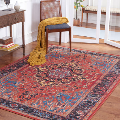 Safavieh Journey Jny107Q Red/Blue Area Rug