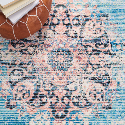 Safavieh Journey Jny152M Turquoise/Pink Area Rug