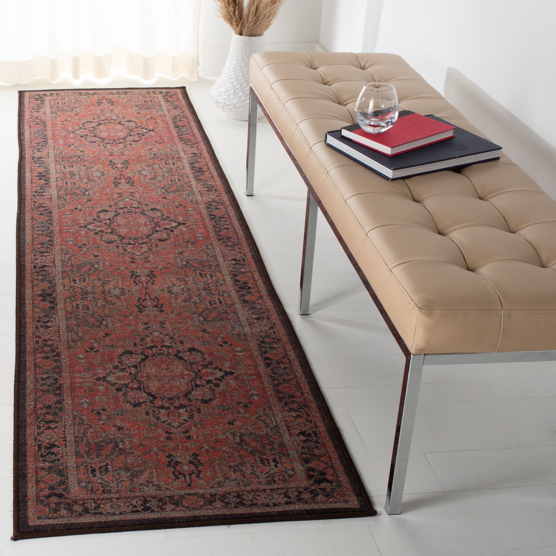 Safavieh Journey Jny153M Navy/Red Area Rug