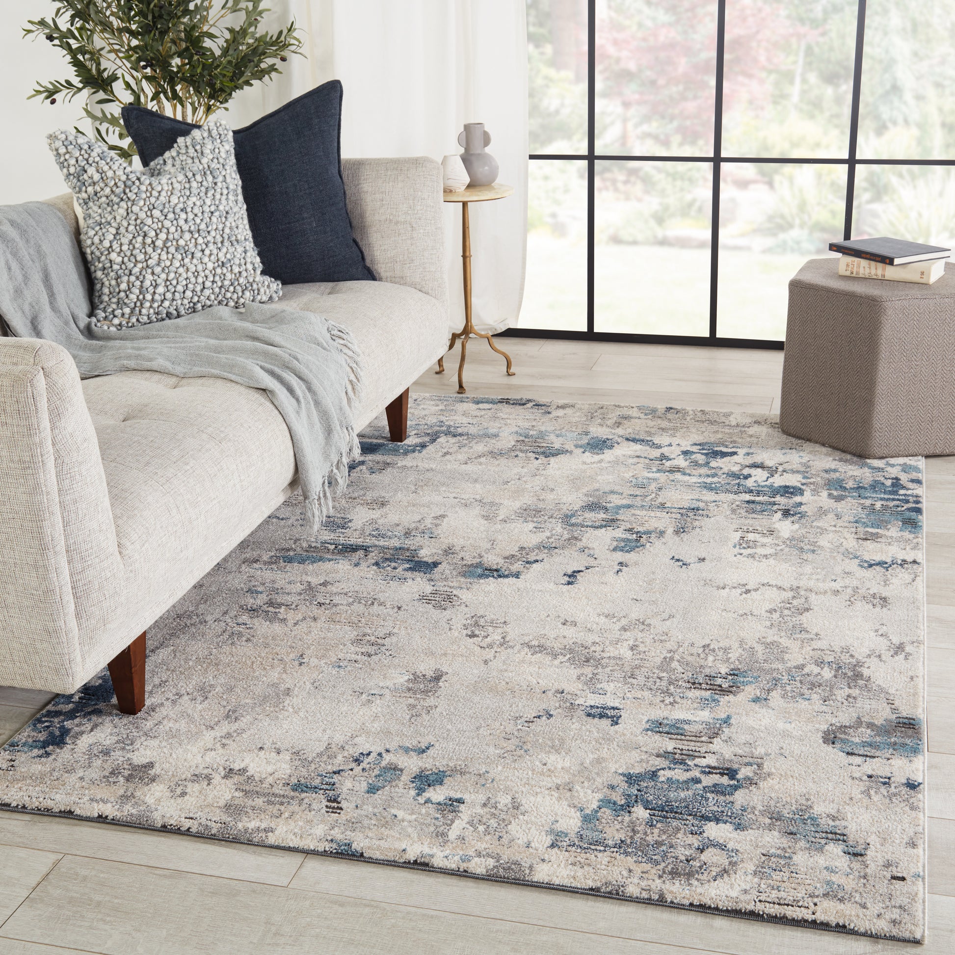 Jaipur Jolie Louna Jol05 Blue Area Rug