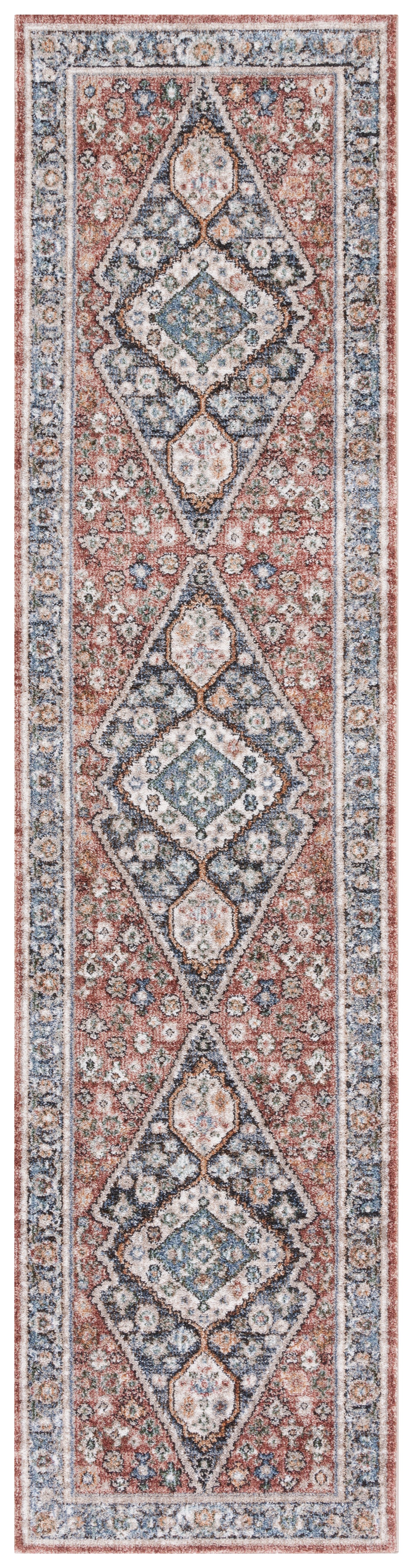 Safavieh Jasmine Jsm329P Rust/Navy Area Rug