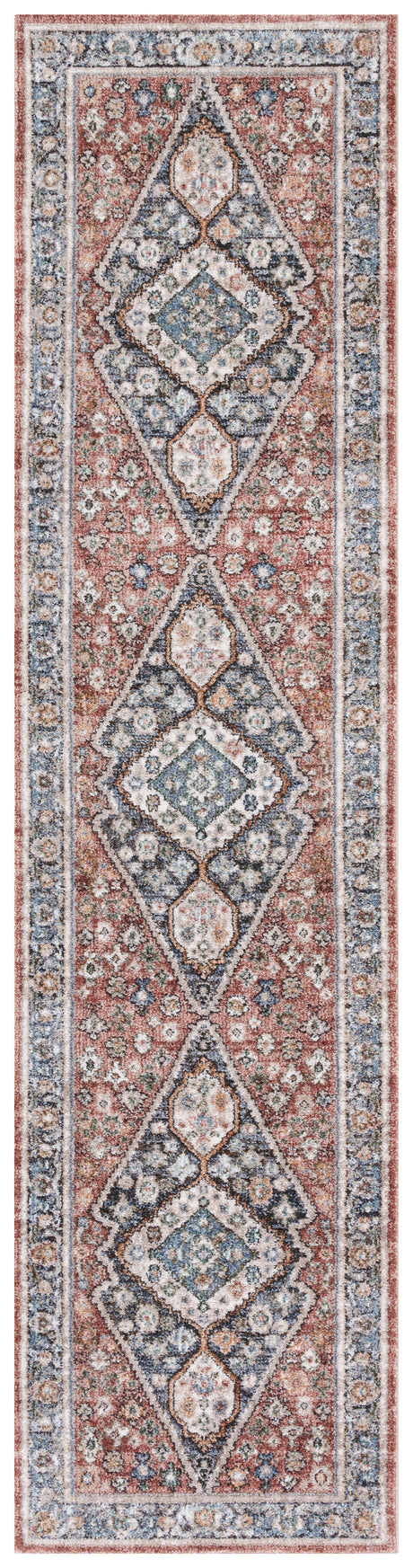 Safavieh Jasmine Jsm329P Rust/Navy Rug.