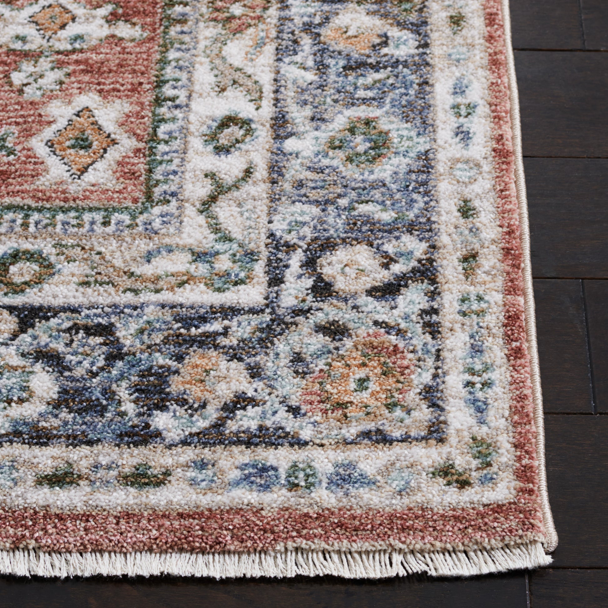 Safavieh Jasmine Jsm329P Rust/Navy Area Rug