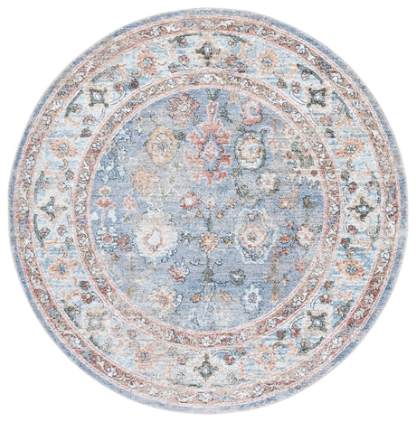 Safavieh Jasmine Jsm338M Blue/Gold Rug.