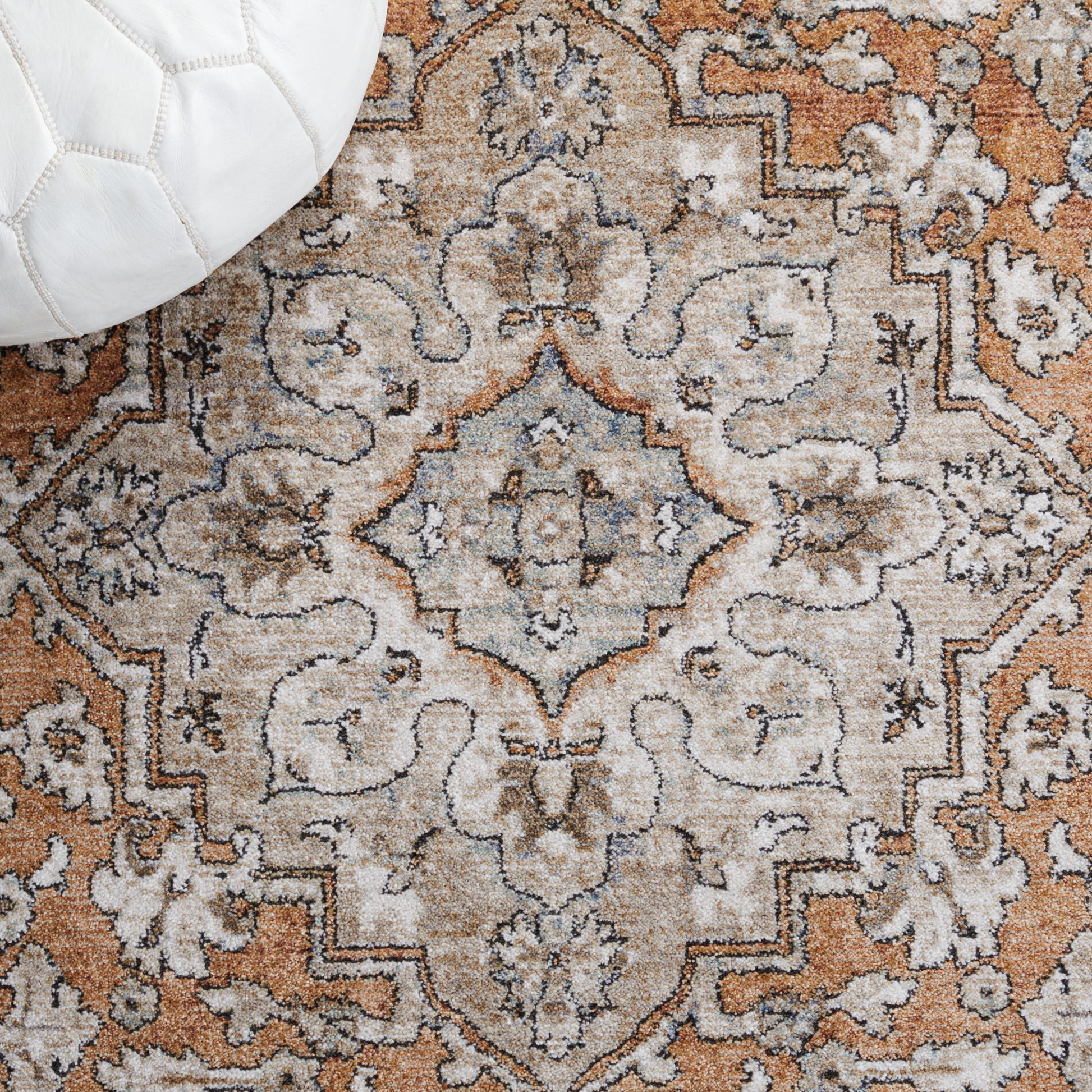 Safavieh Jasmine Jsm375E Gold/Grey Area Rug