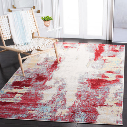 Safavieh Jasper Jsp101Q Red/Ivory Area Rug