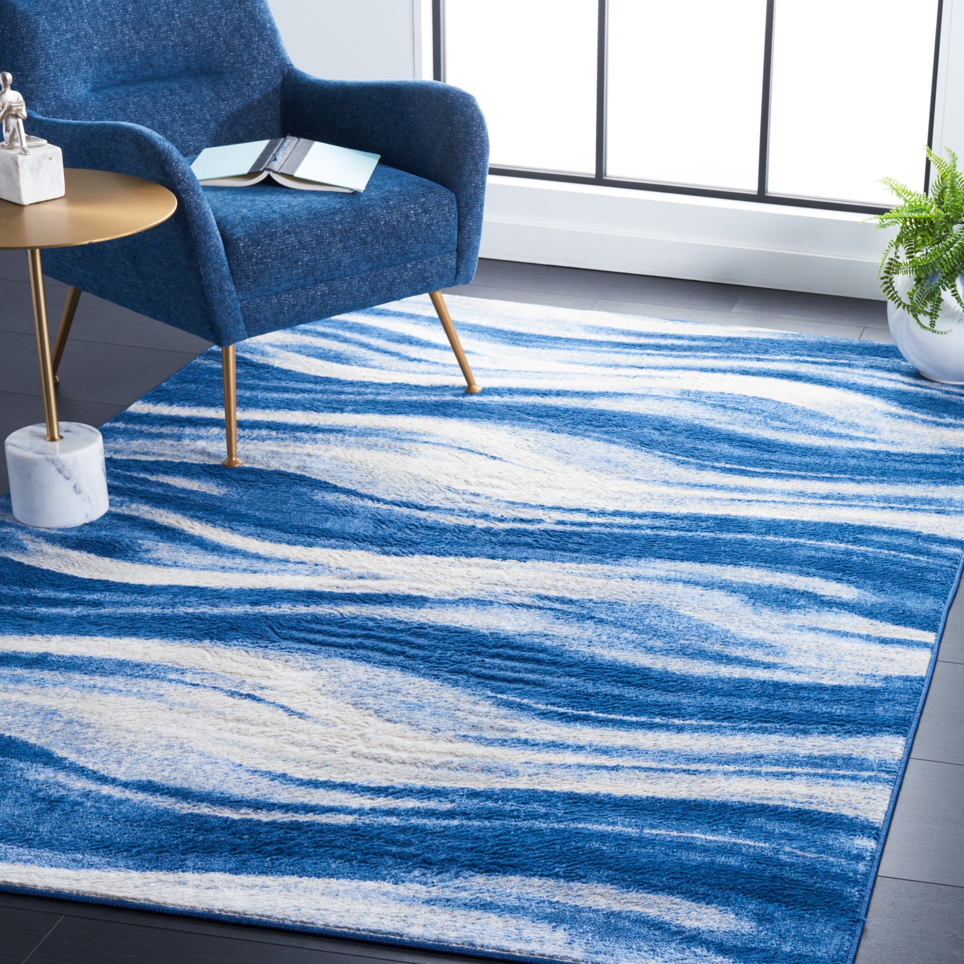 Safavieh Jasper Jsp115N Navy/Ivory Area Rug