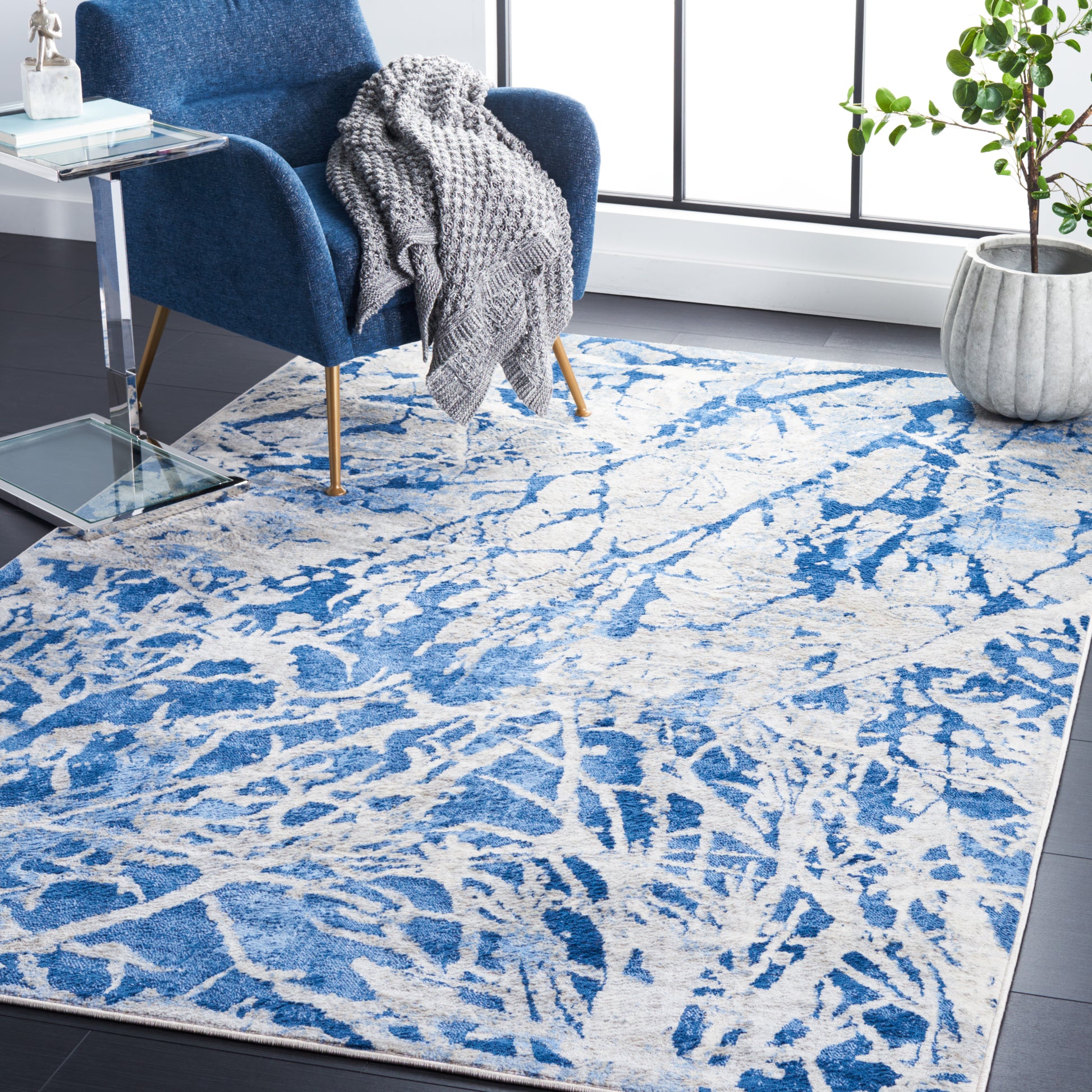 Safavieh Jasper Jsp136N Navy/Ivory Area Rug