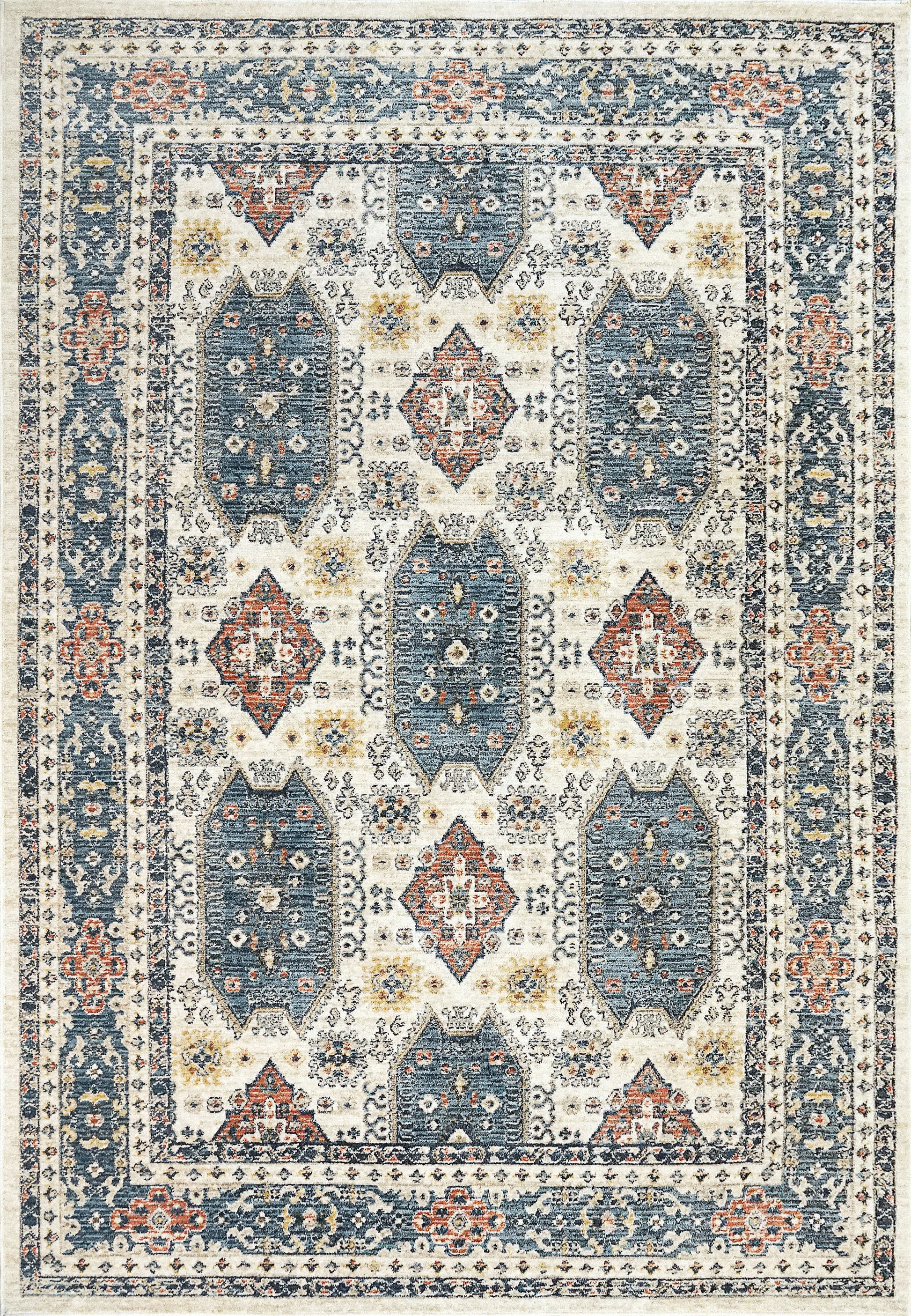 Dynamic Rugs Jupiter 3108 Beige/Navy/Multi Area Rug