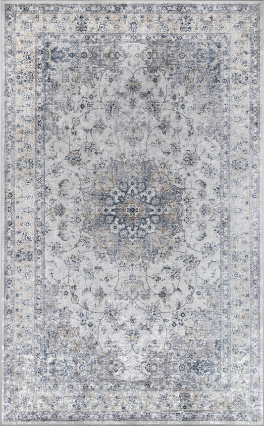 Momeni Karachi Kar-7 Grey Area Rug