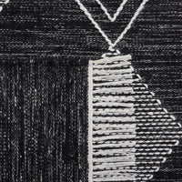 Safavieh Kilim Klm306Z Black/Ivory Area Rug