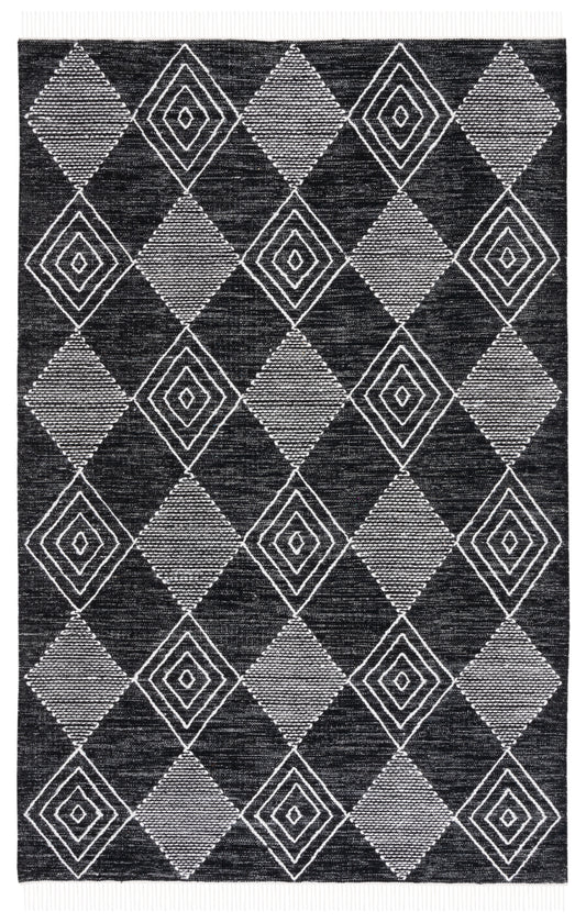 Safavieh Kilim Klm306Z Black/Ivory Area Rug