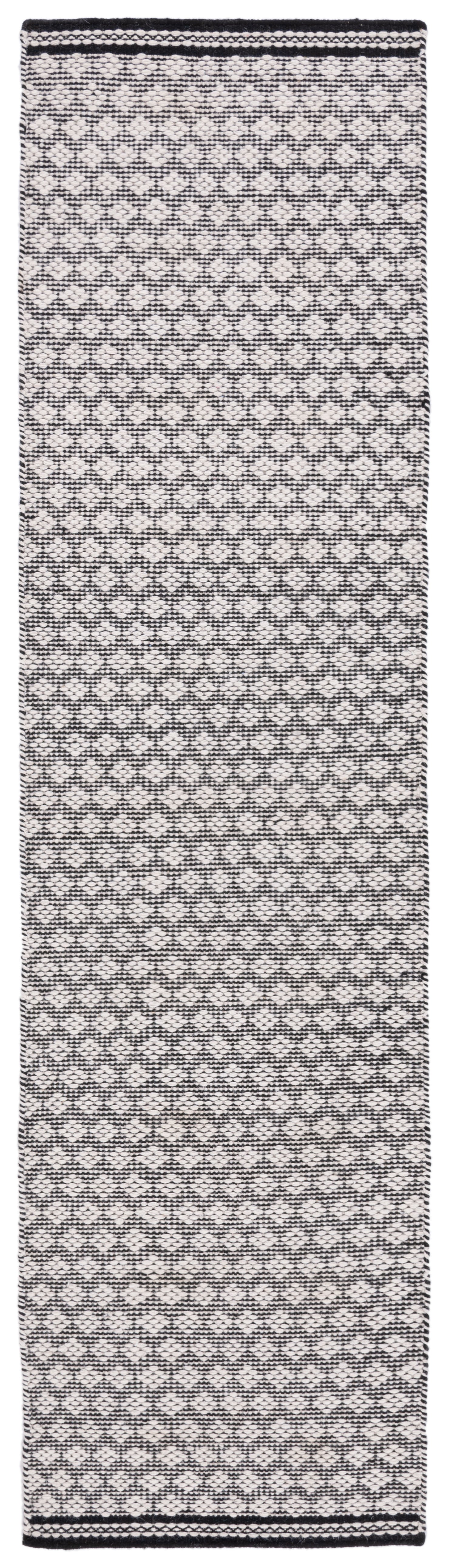 Safavieh Kilim Klm376Z Black/Ivory Area Rug