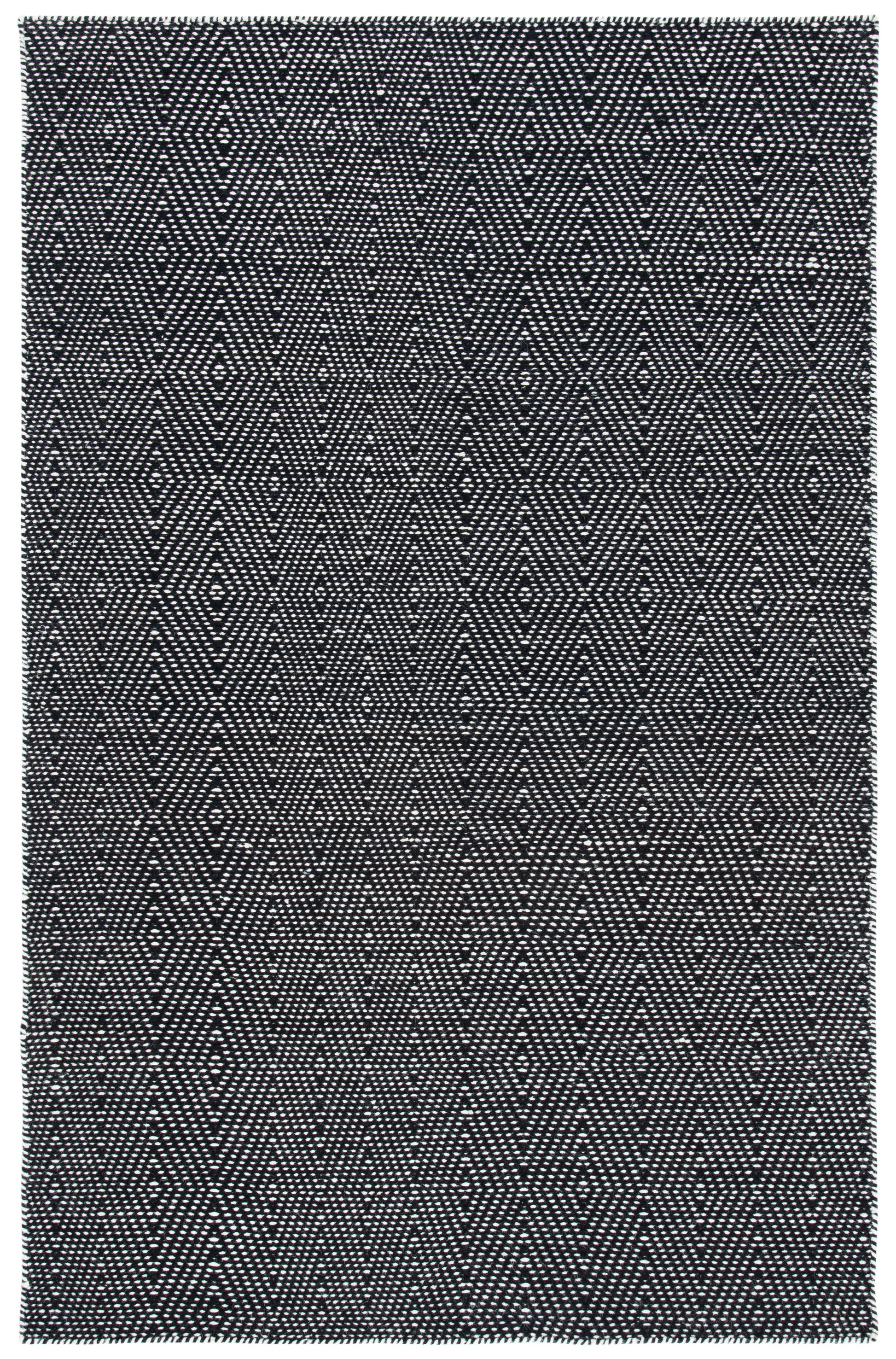 Safavieh Kilim Klm380Z Black/Ivory Area Rug