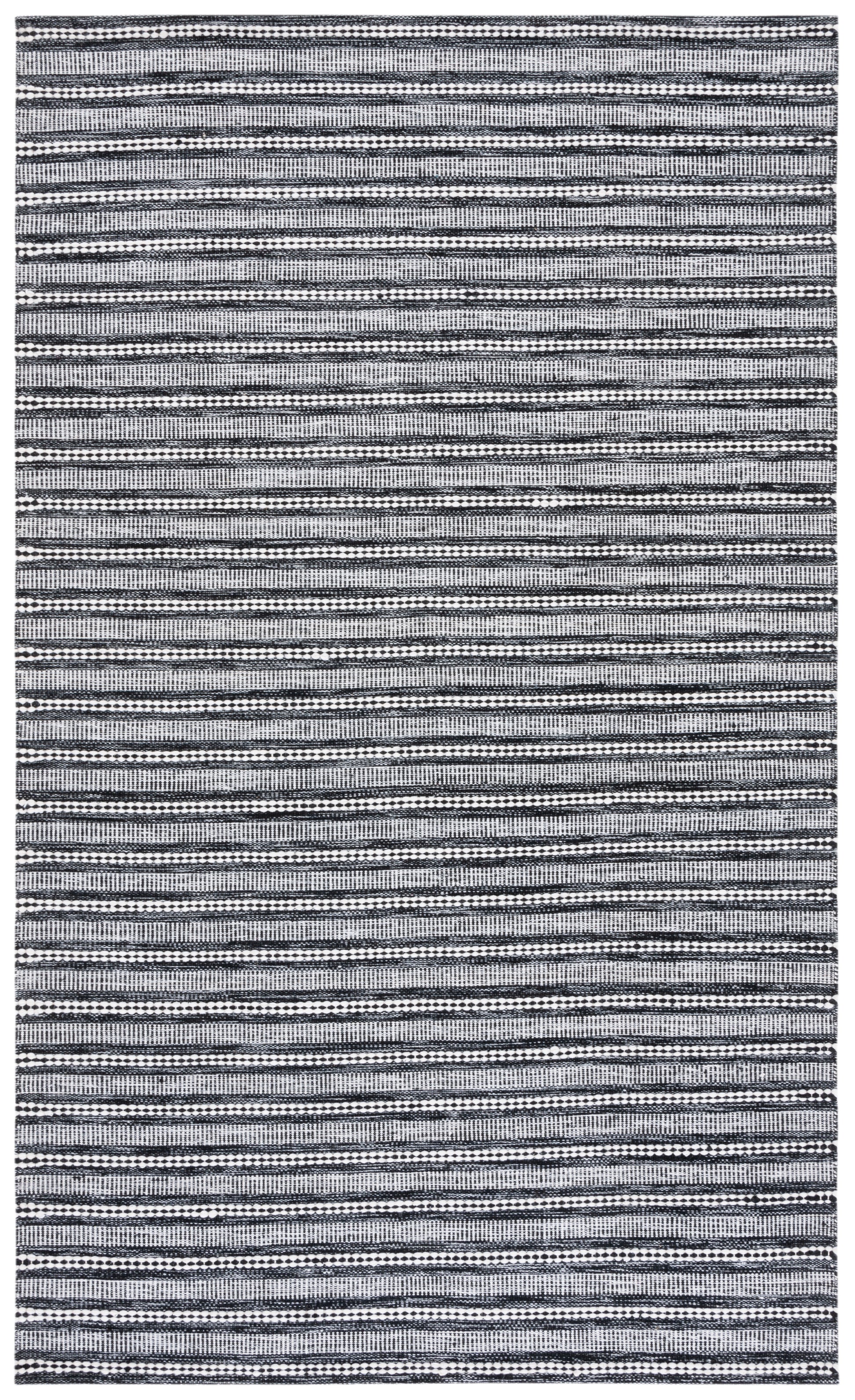 Safavieh Kilim Klm450Z Black/Ivory Area Rug