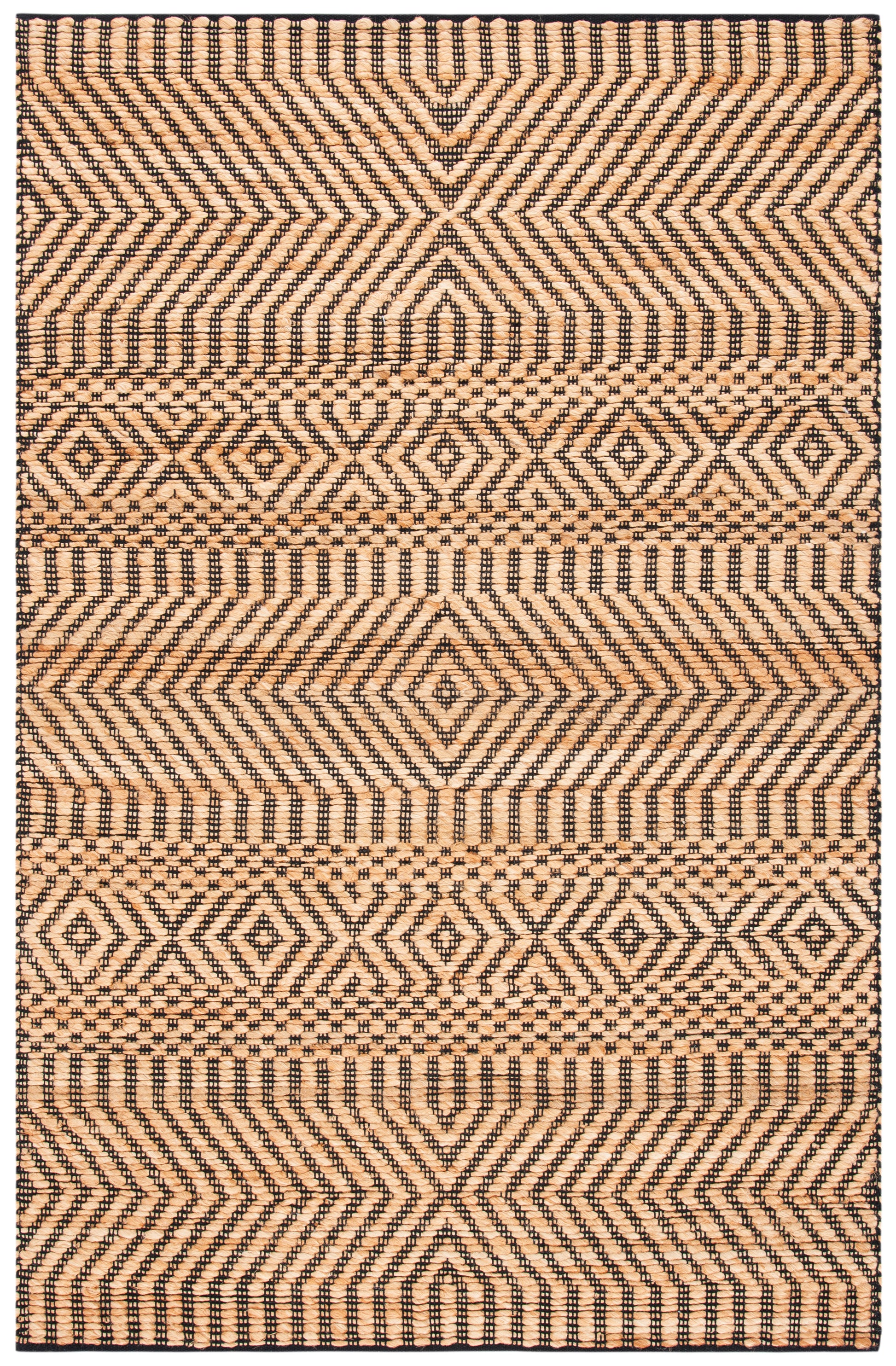 Safavieh Kilim Klm456A Natural/Black Area Rug