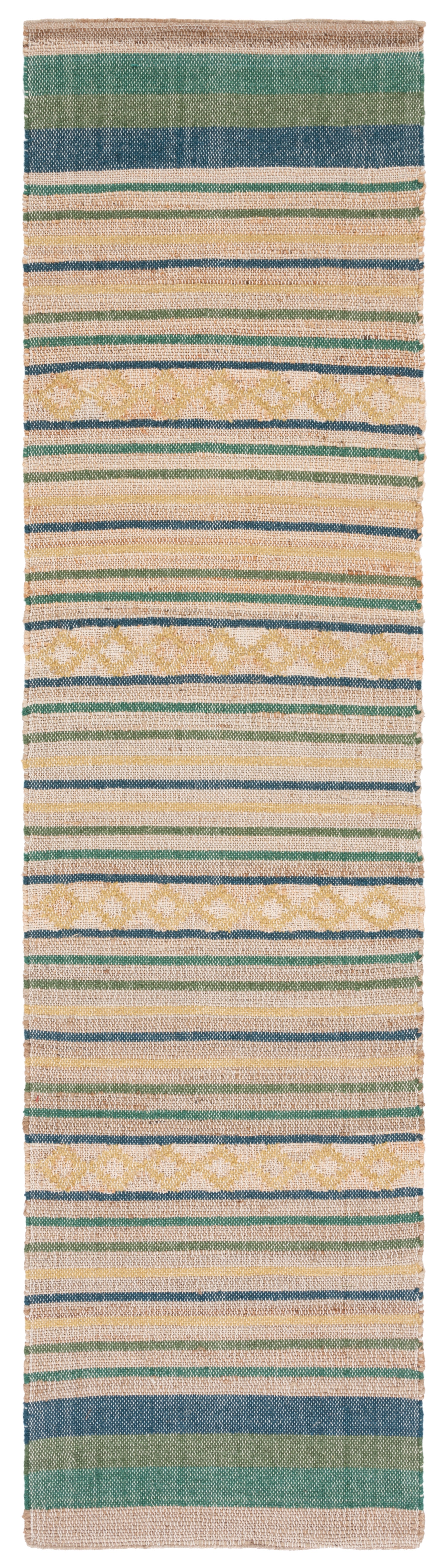 Safavieh Kilim Klm462Y Natural/Green Area Rug