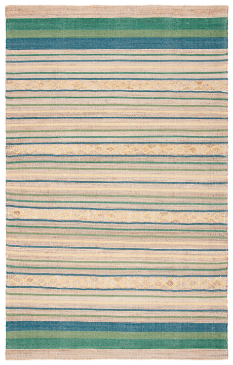 Safavieh Kilim Klm462Y Natural/Green Rug.