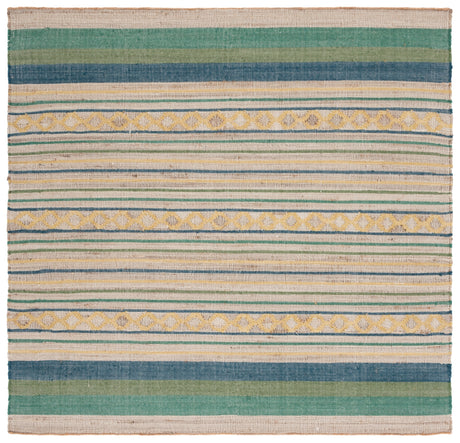 Safavieh Kilim Klm462Y Natural/Green Rug.