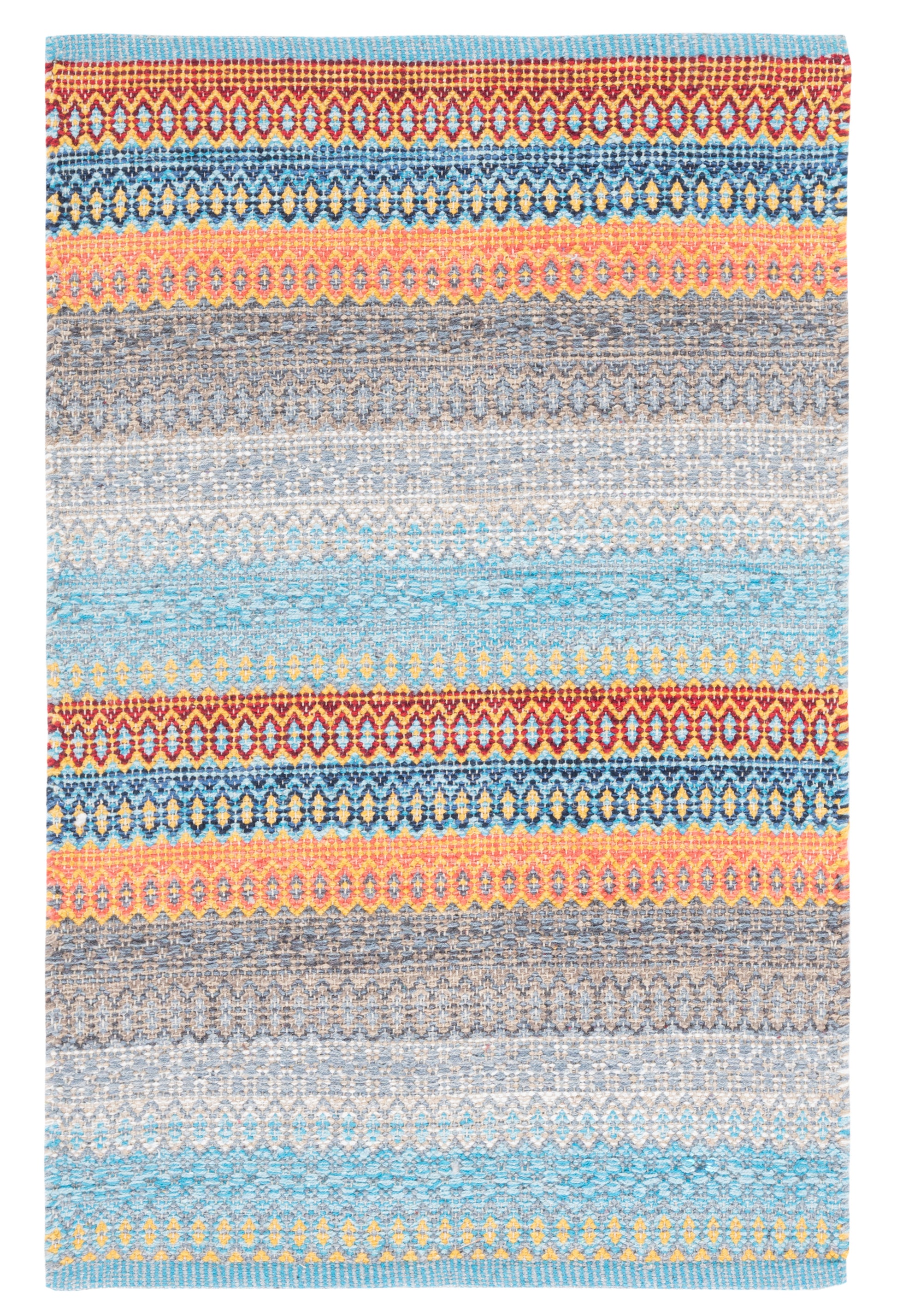 Safavieh Kilim Klm475D Grey/Yellow Area Rug