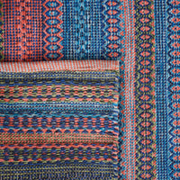 Safavieh Kilim Klm475P Orange/Green Area Rug