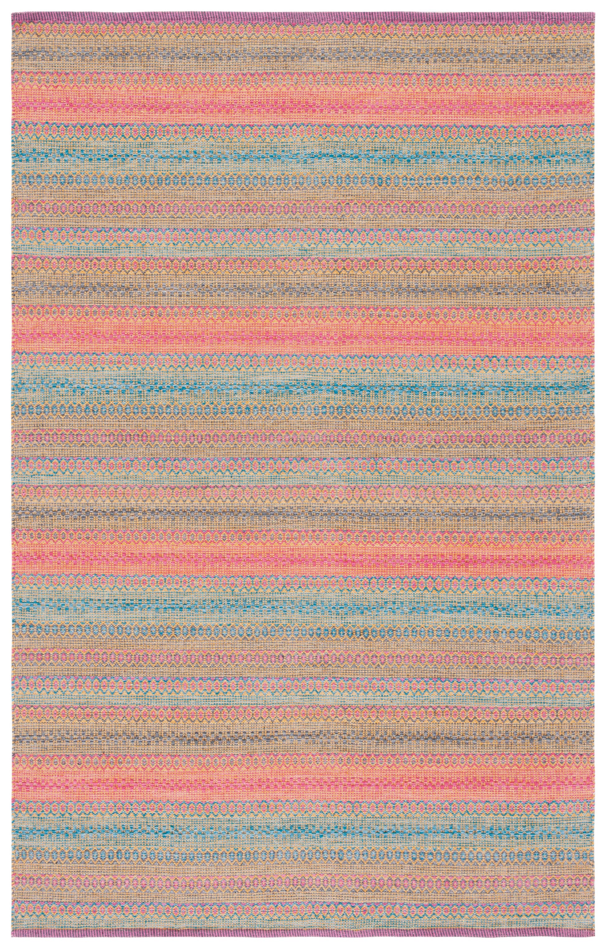 Safavieh Kilim Klm475U Pink/Blue Area Rug