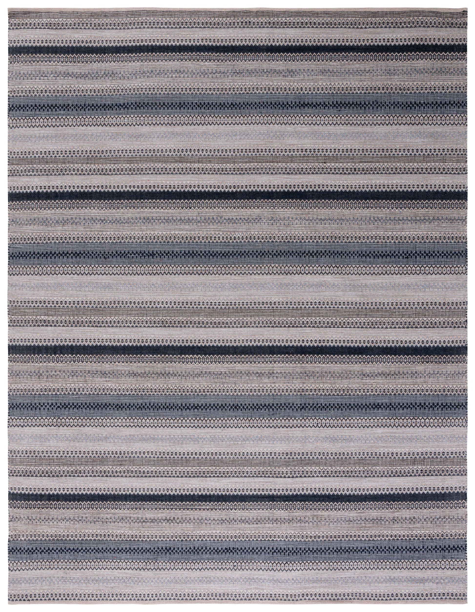 Safavieh Kilim Klm475Z Grey/Black Area Rug