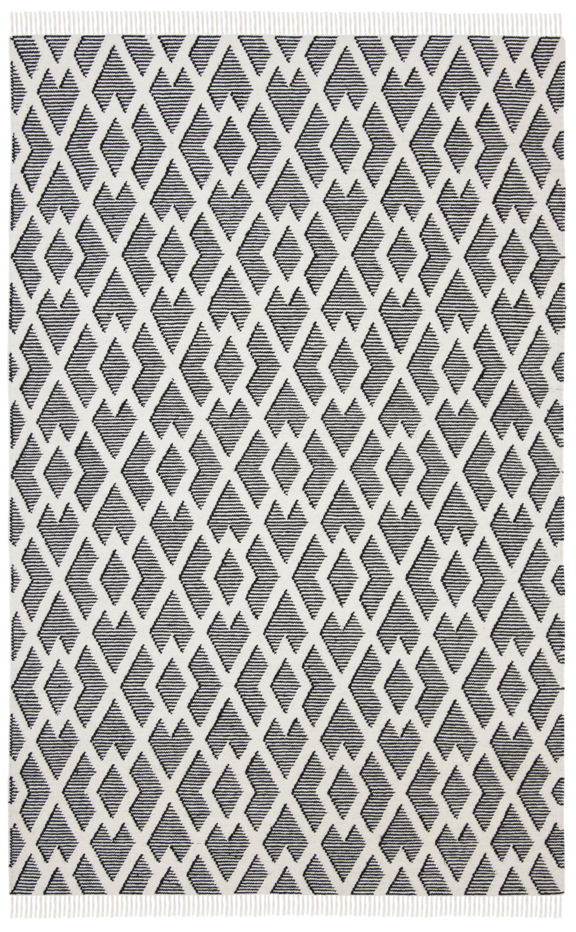 Safavieh Kilim Klm520A Black/Cream Area Rug