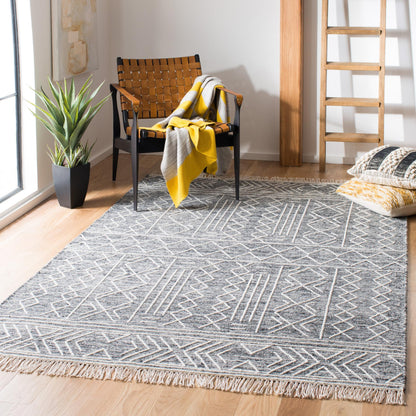 Safavieh Kilim Klm521A Black/Ivory Area Rug