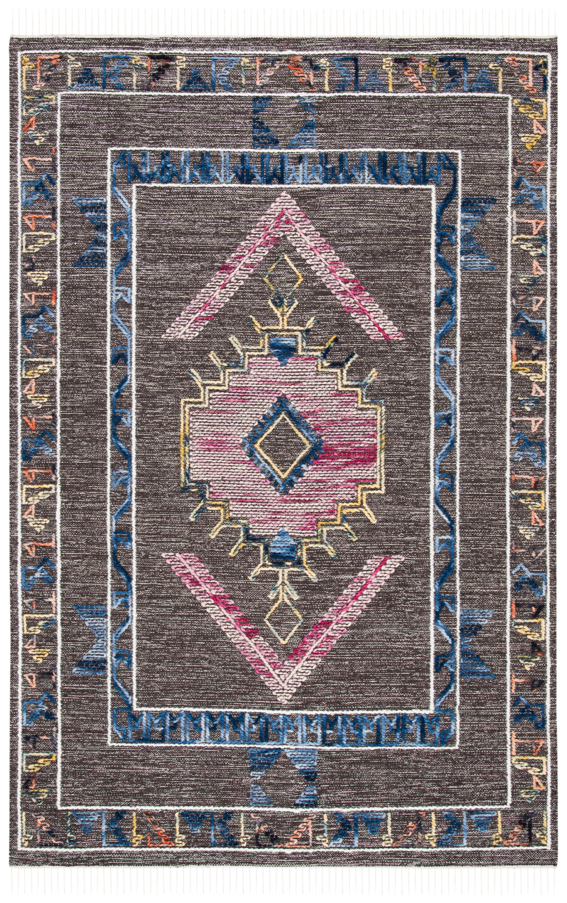 Safavieh Kilim Klm524T Brown/Pink Area Rug