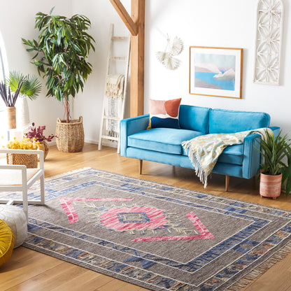 Safavieh Kilim Klm524T Brown/Pink Area Rug