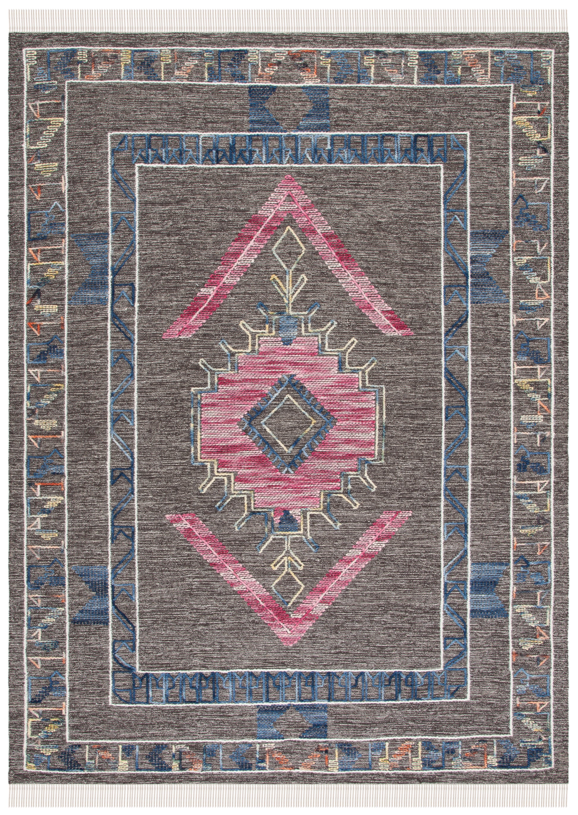 Safavieh Kilim Klm524T Brown/Pink Area Rug